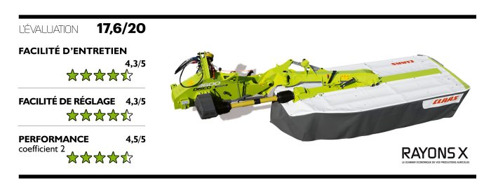 note des utilisateurs de la faucheuse Claas Disco Contour 3600