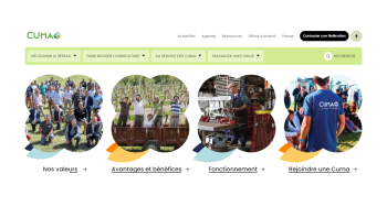 Le réseau cuma se dote d’une nouvelle vitrine internet