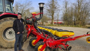Une vraie fusée, ce semoir V12 !