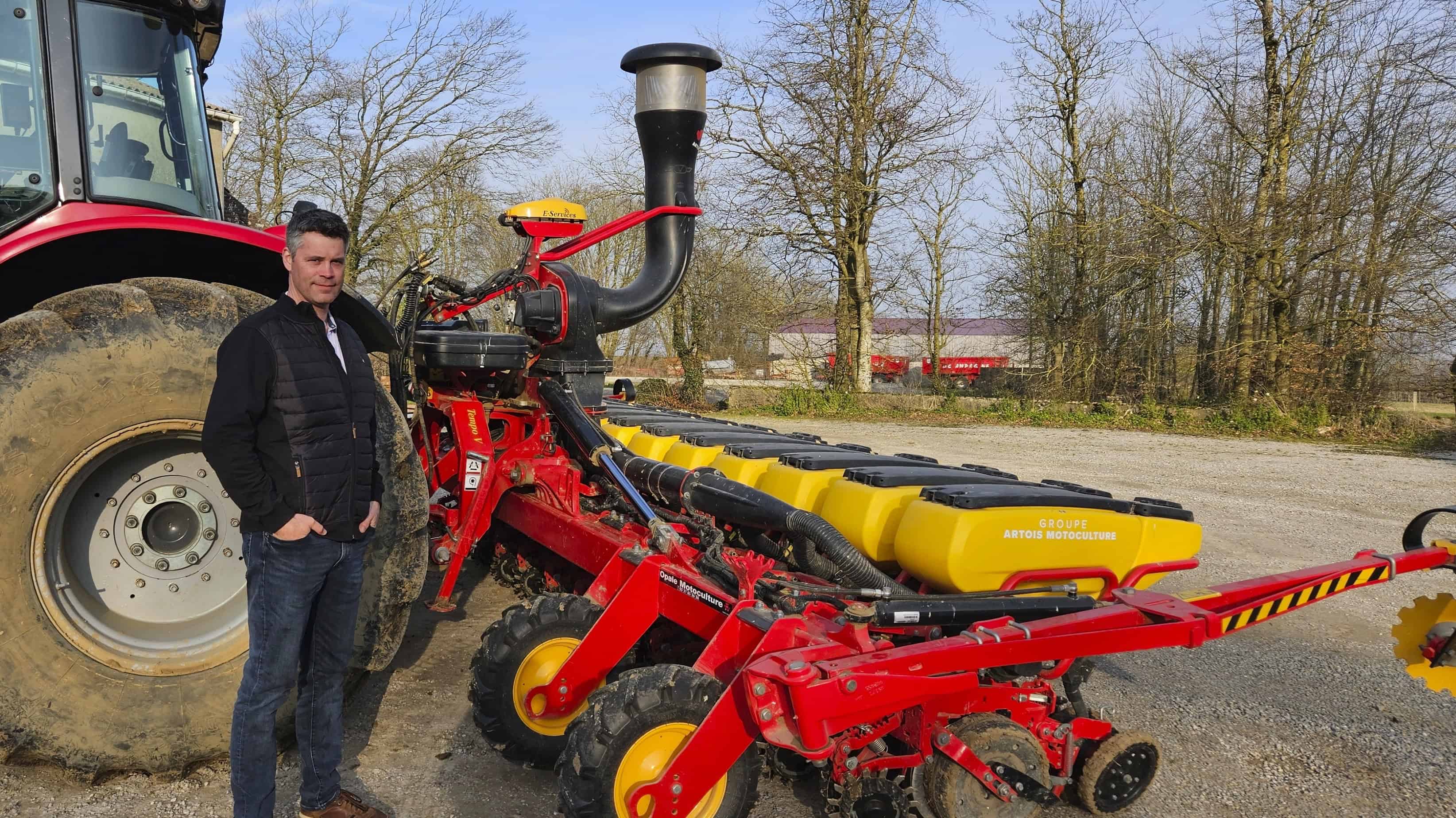 La cuma des Monts possède un semoir Vaderstad V12