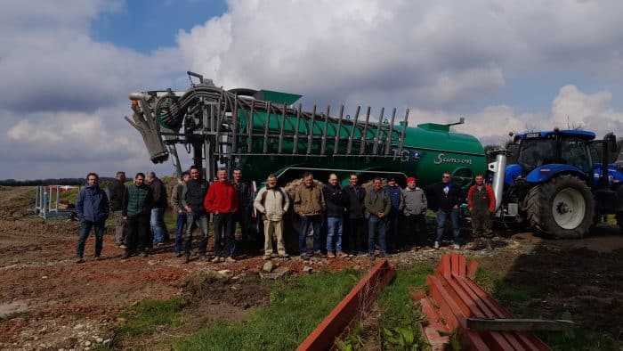 La tonne Samson, un achat de matéril de la cuma du Futur, en Centre-Val de Loire
