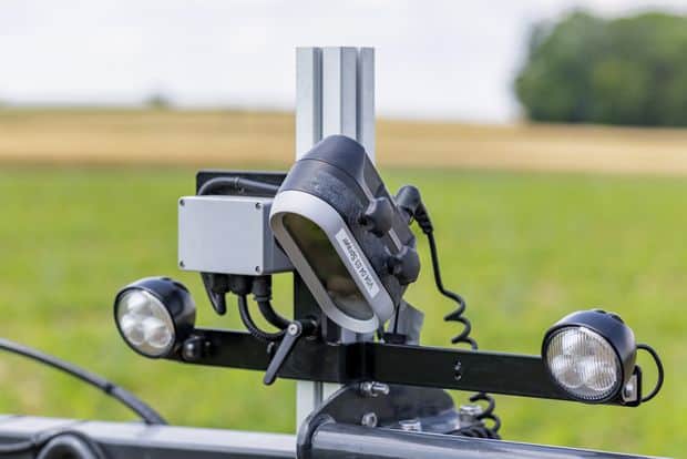 Une caméra pour la pulvérisation en bandes sur les pulvérisateurs Horsch