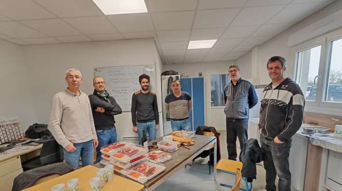 La cuma Les Fontaines et l'équipe de la fd cuma 79