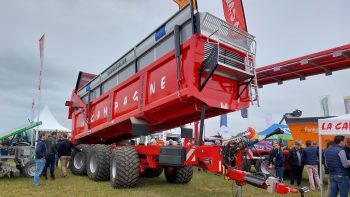 Une benne 34 tonnes et 9,1 m chez La Campagne