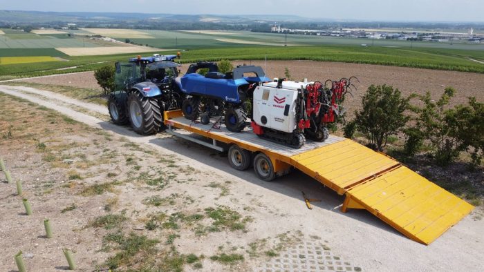 transport robots viticoles