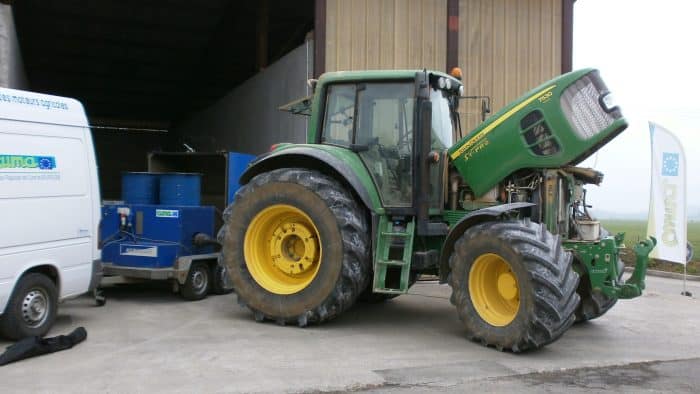 Bien connaitre le moteur de son tracteur avec le passage au banc d'essai.