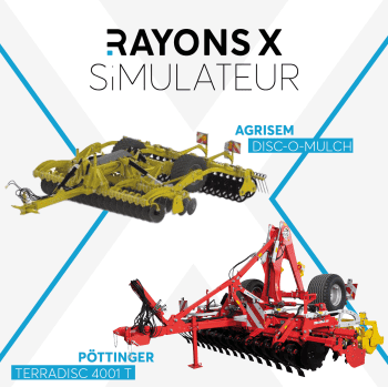Agrisem Disc-O-Mulch 4.5 m Gold et Pöttinger Terradisc 4001 T : le match des déchaumeurs