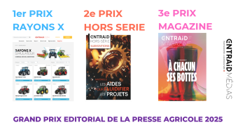 Entraid Médias rafle trois prix au Grand Prix Éditorial 2025 de la presse agricole