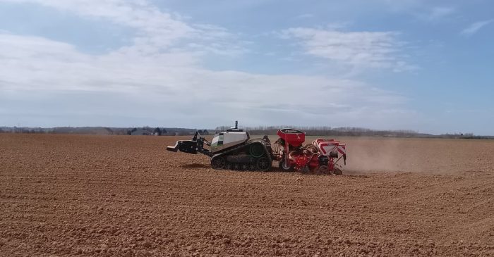 robot AgXeed semoir monograine