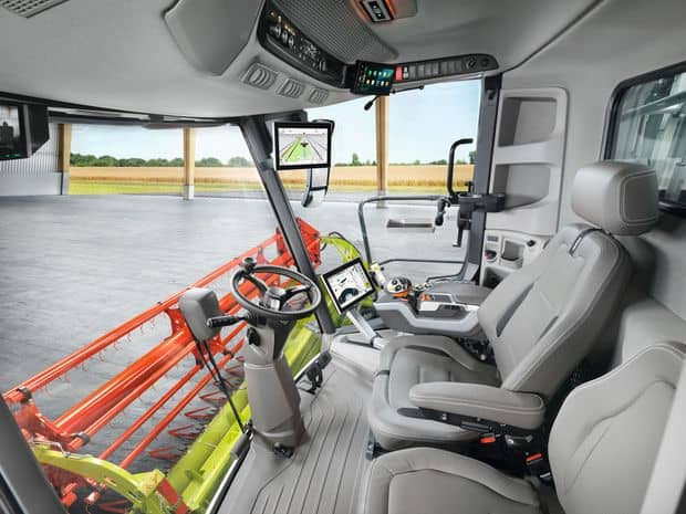 des cabines encore plus confortables pour les moissonneuses batteuses Claas Lexion 8000