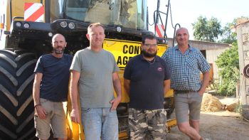 La cuma augmente de 33 % son débit de chantier de moisson