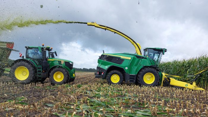 Ensilage John Deere aux Pays-Bas
