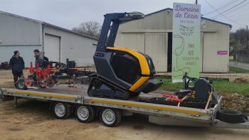 Le robot Pellenc réussit son essai dans le vignoble sarthois