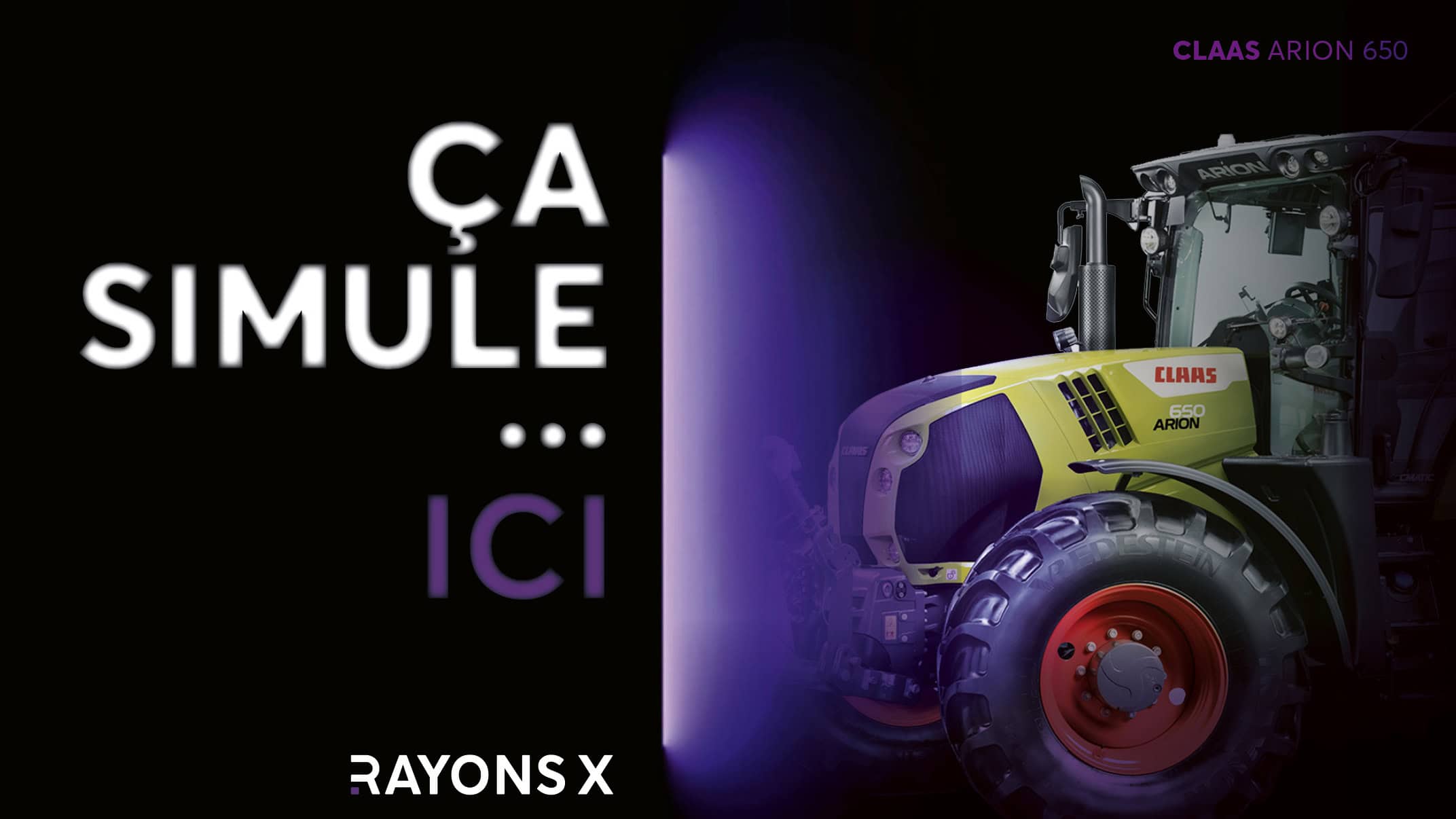 tracteur Claas Arion 650