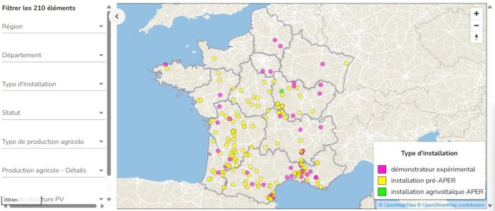 extrait site de l'Observatoire de l' Agrivoltaïsme