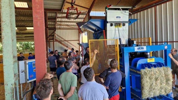 presse à poste fixe Cuma Agri-Compost