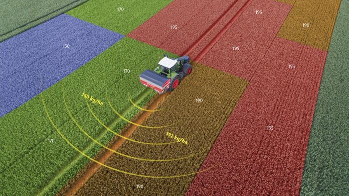 épandeur Kverneland et modulation