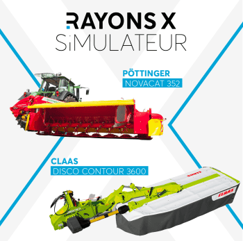 Pöttinger Novacat 352 et Claas Disco Contour 3600 : duel des faucheuses