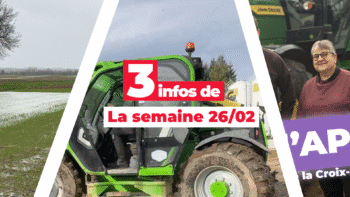 Les 3 infos de la semaine du 26 février