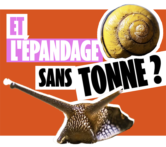 épandage sans tonne