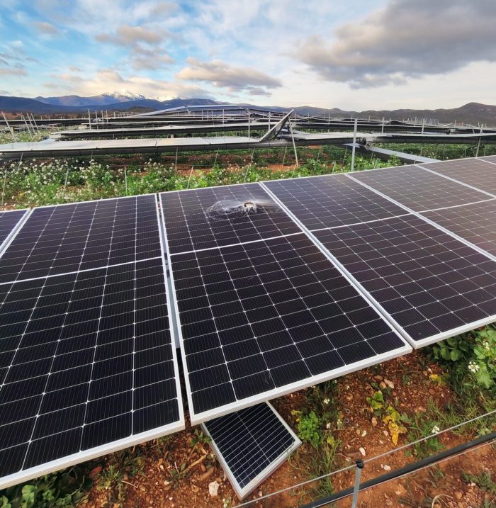 dégâts agrivoltaïsme suite à tempête Nils