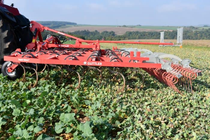 Des défauts de réglage pour le scalpeur Guttler Super Maxx