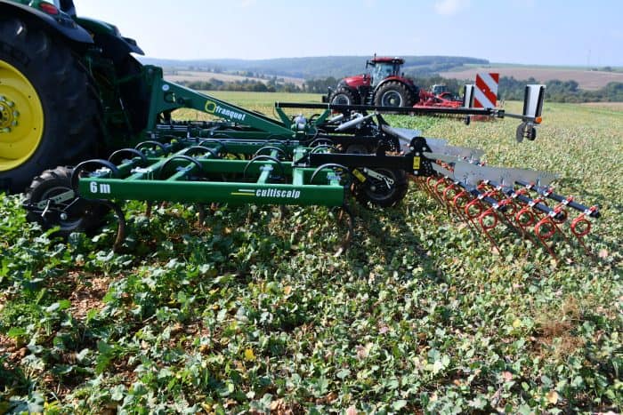 Des relevées d'adventices maitrisées pour le scalpeur Franquet Cultiscalp