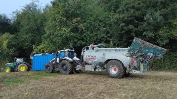 Épandage : association de bonnes cuves