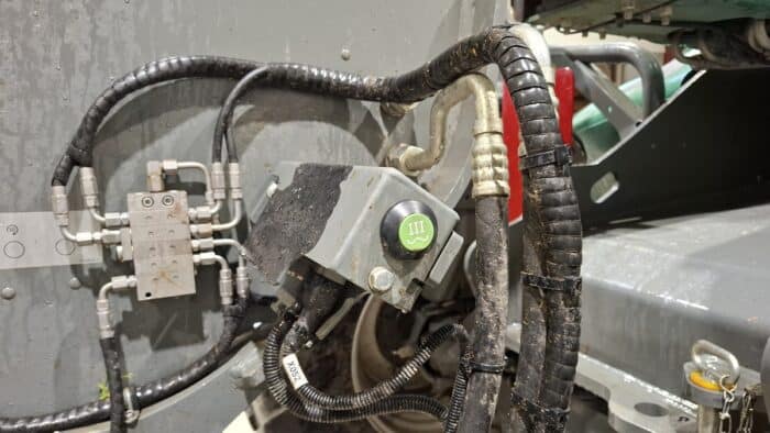 dépressurisation hydraulique bras télescopique