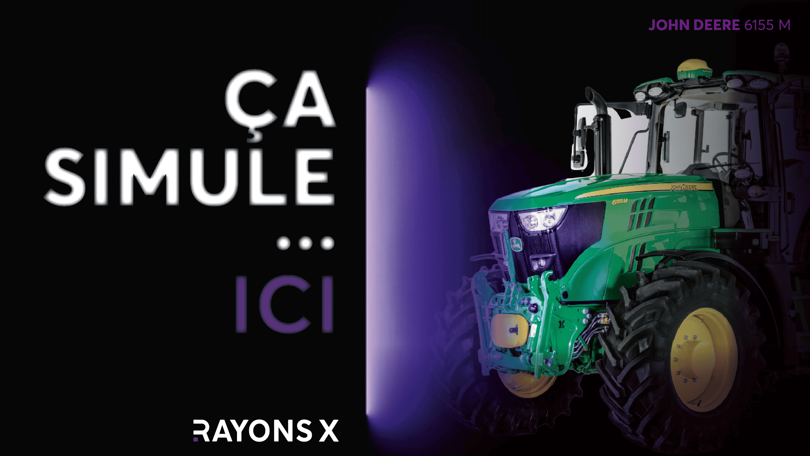 Tracteur John Deere 6155 M