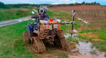 Pulvés et quads remplacent les tracteurs dans le Languedoc