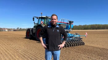 David : « Les 90 ha de lin de la cuma sont semés en mode éco »