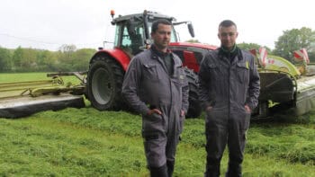 Benjamin David : « On passe les 50 ha dans la journée »