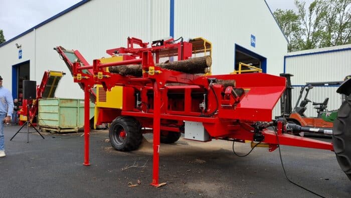 combiné scieur fendeur Rabaud Xylog 480