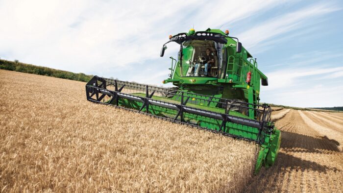 John Deere S7 pente