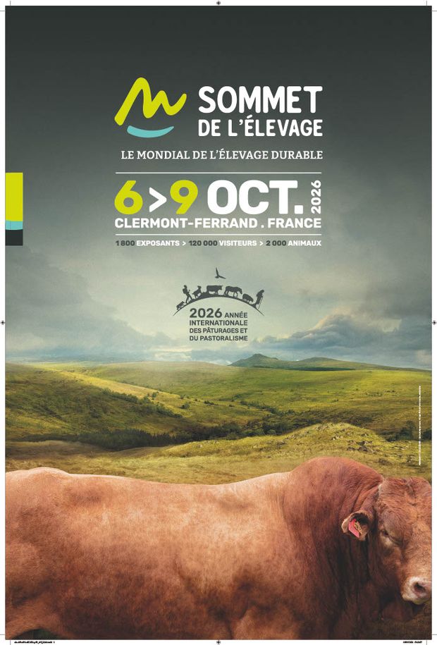 0 races d'animaux seront présentes au Sommet de l'Elevage 2026