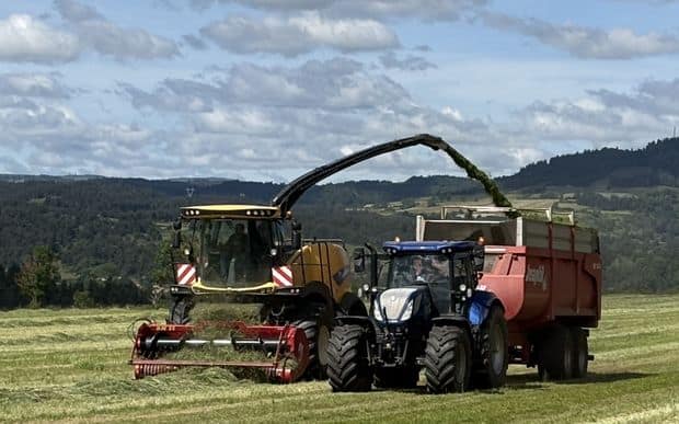 un empattement de 2,88m pour le tracteur New Holland T7 245