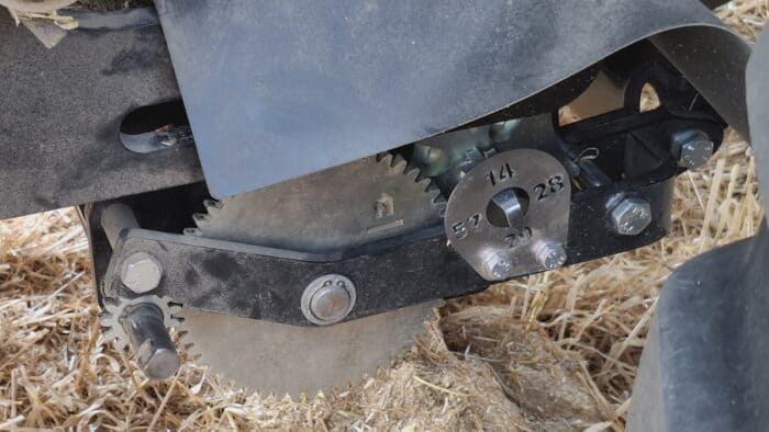 Case IH LB réglage couteaux