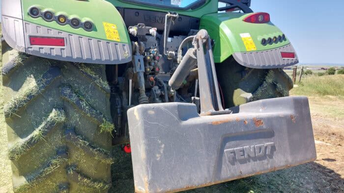 Il faut souvent apporter de la masse sur ce 724 Vario.