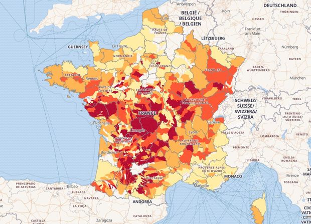 Restriction de l'usage de l'eau: des départements dans le rouge