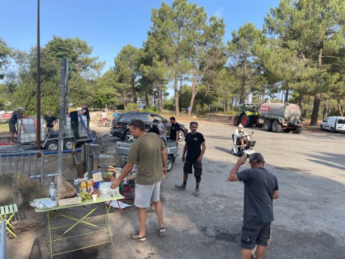 feux Gironde agriculteurs pompiers
