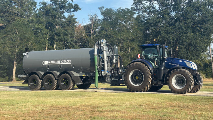 Citerne agricole de transfert des effluents liquides chez Mauguin-Citagri