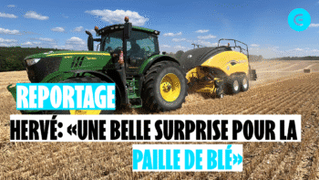 Hervé : « Une belle surprise pour la paille de blé »