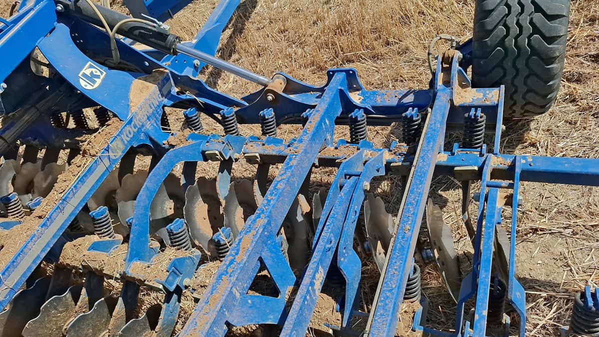 suspension à ressort disques déchaumeur