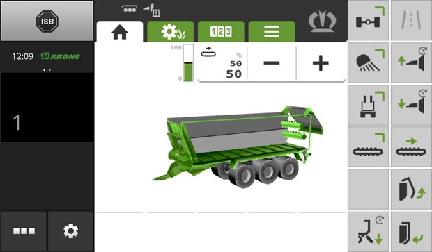 Une nouvelle représentation graphique pour l'interface des remorques Krone GX