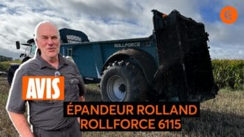 [Avis] Le RollForce 6115 : « la répartition du fumier est homogène »